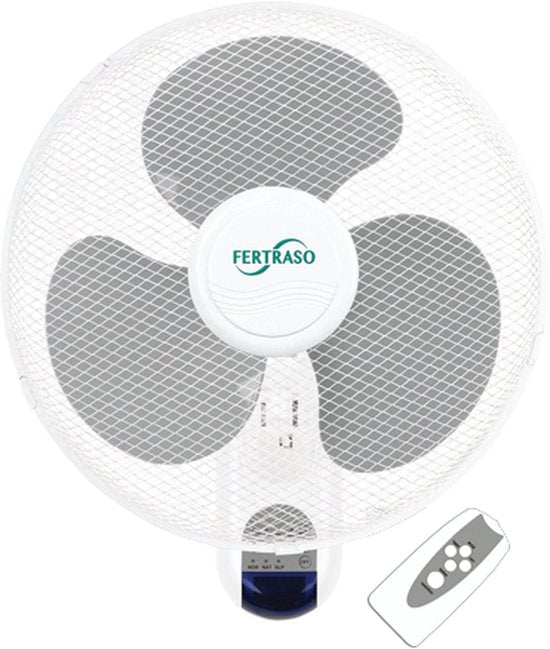 Ventilateur mural Fertraso Ø 40 cm avec télécommande