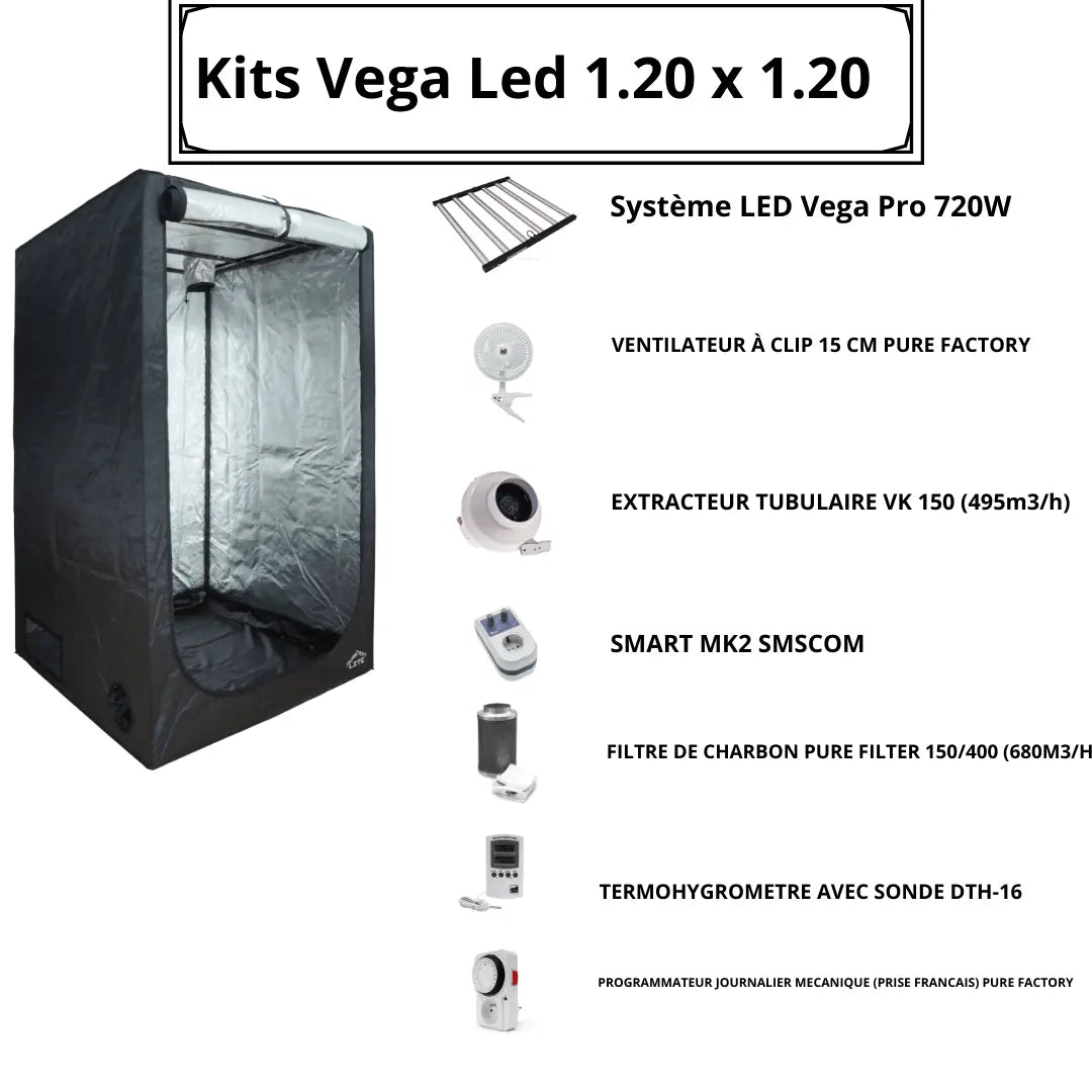 Kits Vega pro 720W 1.20X1.20.200 Ma boutique