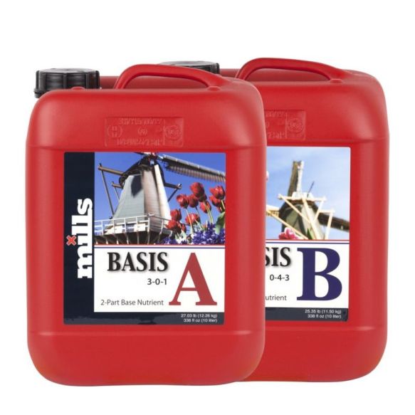 Mills Nutrients - Basis A+B - 10L - Engrais complet Mills
