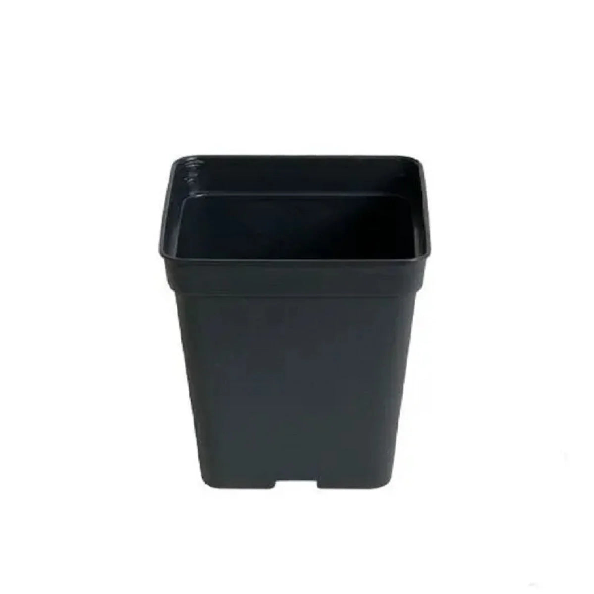Pot carré en plastique 1 litre - 10x10x14cm